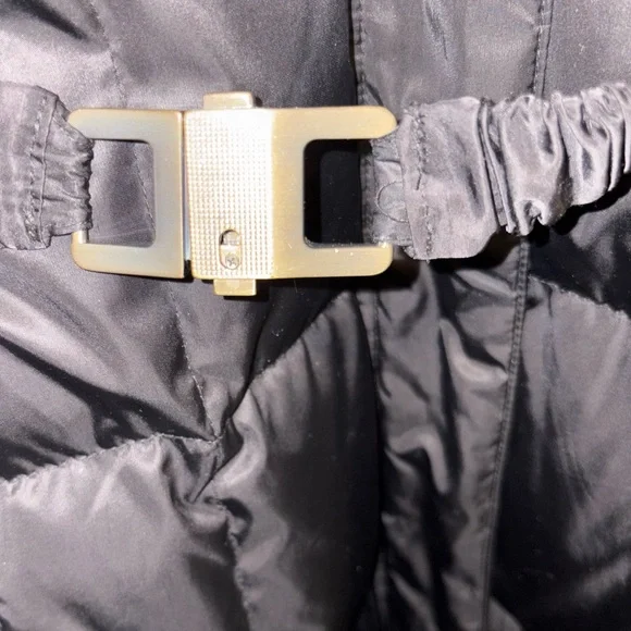 1 Madison Luxe Women's Down-Filled Coat with Front Vestee Black Size Large - Picture 4 of 13